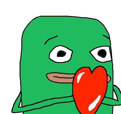 Holding heart