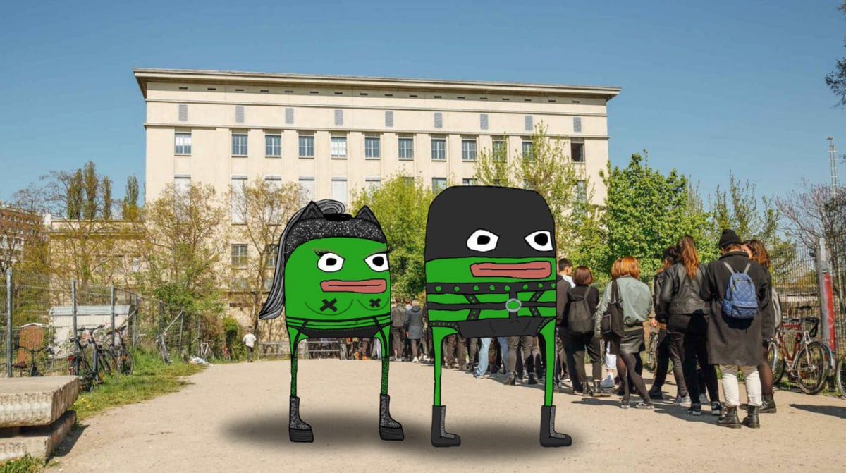 Outside the Berghain