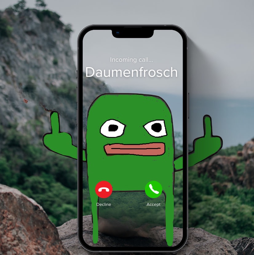 Daumenfrosch Calling