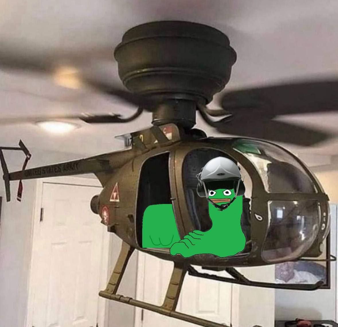 Ceiling Fan Helicopter
